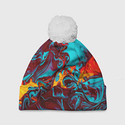 Шапка c помпоном Каляка-маляка