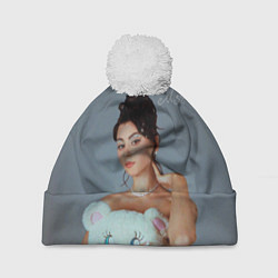 Шапка с помпоном ДОРА - MISS, цвет: 3D-белый