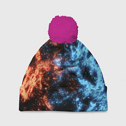 Шапка c помпоном Fire and Water Огонь и вода