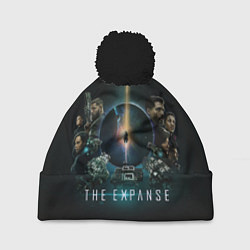 Шапка с помпоном The Expanse арт, цвет: 3D-черный