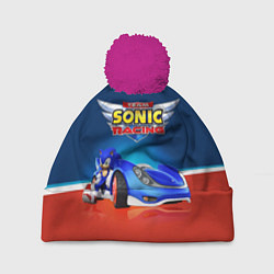Шапка c помпоном Team Sonic Racing - Ёжик и его точило