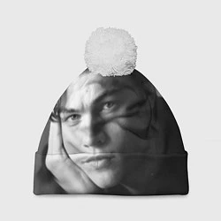 Шапка с помпоном Леонардо Ди Каприо фото, цвет: 3D-белый