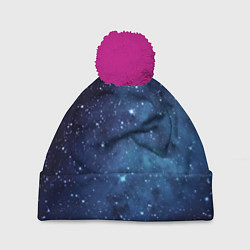 Шапка c помпоном Звездное небо - нейросеть