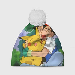 Шапка c помпоном Pokemon - энергия в объятиях
