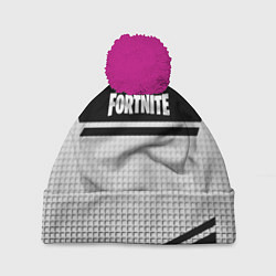 Шапка с помпоном Fortnite geometry sport, цвет: 3D-малиновый