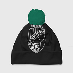 Шапка с помпоном Viktoria fc club sport, цвет: 3D-зеленый