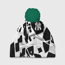 Шапка c помпоном New York yankees - abstraction