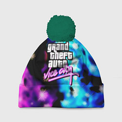 Шапка с помпоном Gta flame winter, цвет: 3D-зеленый