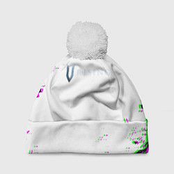 Шапка c помпоном Vrising глитч краски