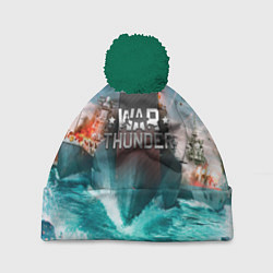 Шапка c помпоном Wartunder корабль авианосец