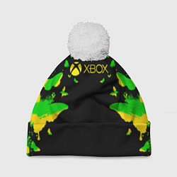 Шапка с помпоном Xbox бабочки, цвет: 3D-белый