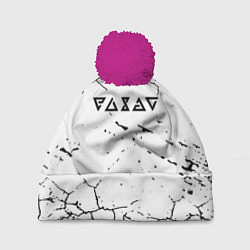 Шапка c помпоном Ведьмак трещины в земле