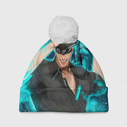 Шапка c помпоном Годжо Сатору в виде ковбоя