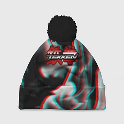 Шапка c помпоном Tekken fire glitch