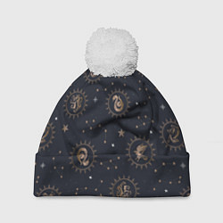 Шапка c помпоном Все факультеты Хогвартса