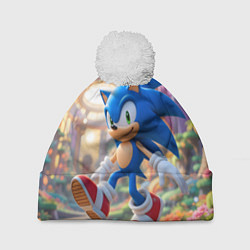Шапка c помпоном Sonic фантастический мир