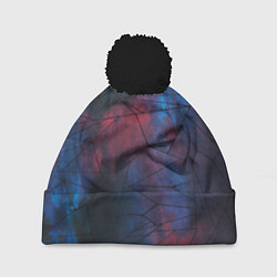 Шапка c помпоном Космическая паутина