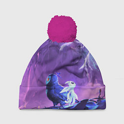 Шапка с помпоном Ori and the Will of the Wisps, цвет: 3D-малиновый