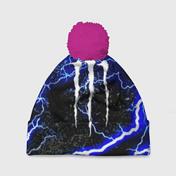 Шапка c помпоном Monster storm energy