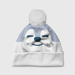 Шапка c помпоном Wolf Chan skzoo
