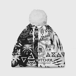 Шапка c помпоном Monster energy логотипы игр