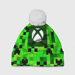 Шапка c помпоном Minecraft xbox