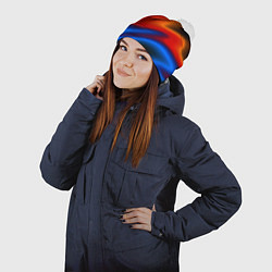 Шапка с помпоном Multicoloured, цвет: 3D-белый — фото 2