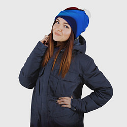 Шапка с помпоном Multicoloured, цвет: 3D-белый — фото 2