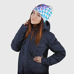 Шапка с помпоном Monster energy neon anime, цвет: 3D-белый — фото 2