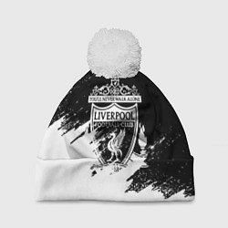 Шапка c помпоном Liverpool краски белые