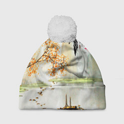 Шапка c помпоном China Landscape