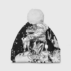 Шапка c помпоном Liverpool краски текстура