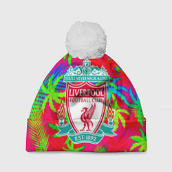 Шапка c помпоном Liverpool тропический неон