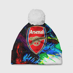 Шапка c помпоном Arsenal monster