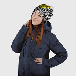 Шапка с помпоном Borussia надписи гейм, цвет: 3D-белый — фото 2