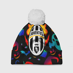 Шапка c помпоном Juventus хэллоуин неон