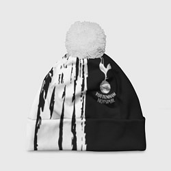 Шапка с помпоном Tottenham Hotspur белые краски, цвет: 3D-белый