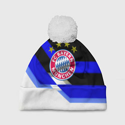 Шапка c помпоном Бавария Мюнхен полосы спорт