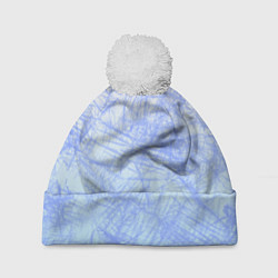 Шапка c помпоном В инее