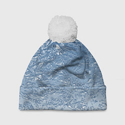 Шапка c помпоном Налипший снег