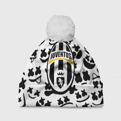 Шапка c помпоном Маршмеллоу x Ювентус
