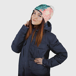 Шапка с помпоном Linkin Park: Sky Girl, цвет: 3D-белый — фото 2