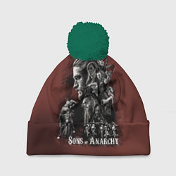 Шапка с помпоном Sons Of Anarchy, цвет: 3D-зеленый