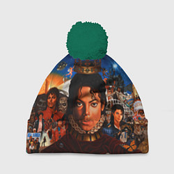 Шапка с помпоном Michael Jackson: Pop King, цвет: 3D-зеленый