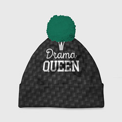 Шапка с помпоном Drama queen, цвет: 3D-зеленый