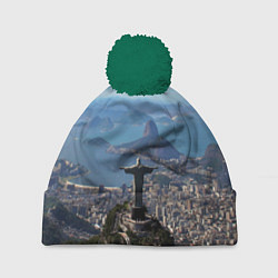 Шапка c помпоном Рио-де-Жанейро