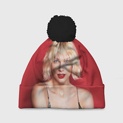 Шапка с помпоном Taylor Swift, цвет: 3D-черный