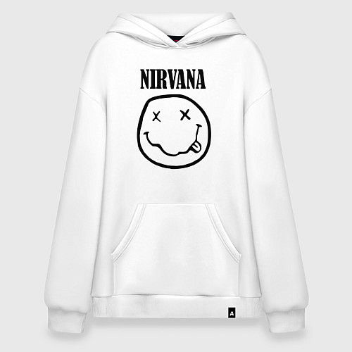 Худи оверсайз Nirvana / Белый – фото 1