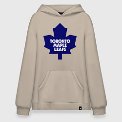 Толстовка-худи оверсайз Toronto Maple Leafs, цвет: миндальный