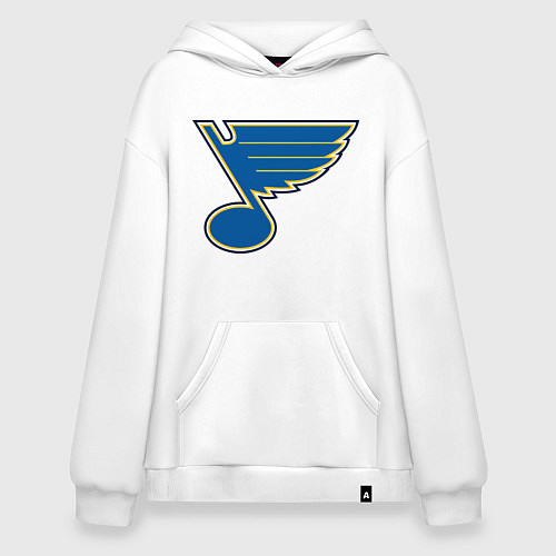 Худи оверсайз St Louis Blues / Белый – фото 1